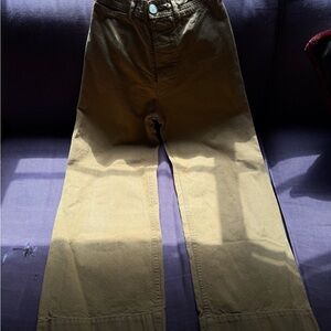 Jesse Kamm Mustard Button-Front Pants
